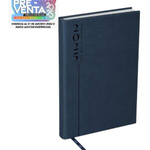 ZEGNO AGENDA DIARIA CLASICA 2025 AZUL