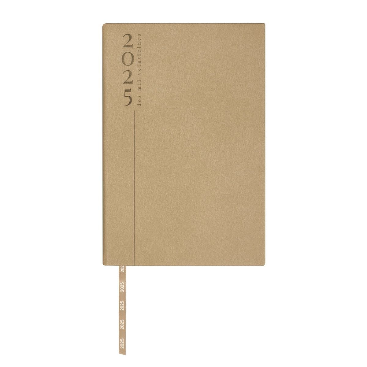 ZEGNO AGENDA DIARIA CLASICA 2025 BEIGE 2