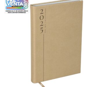 ZEGNO AGENDA DIARIA CLASICA 2025 BEIGE