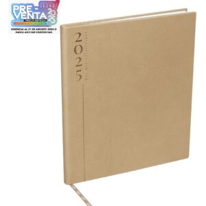 ZEGNO AGENDA EJECUTIVA CLASICA 2025 BEIGE