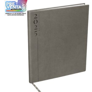 ZEGNO AGENDA EJECUTIVA CLASICA 2025 GRIS