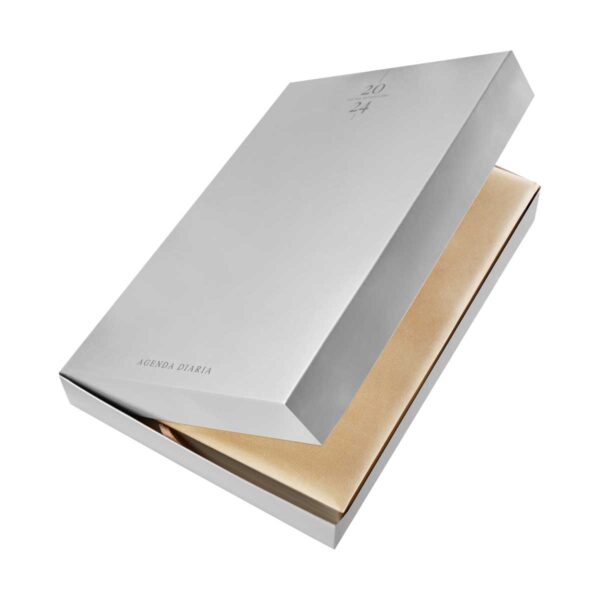 ZEGNO AGENDA DIARIA CLASICA 2024 BEIGE 3