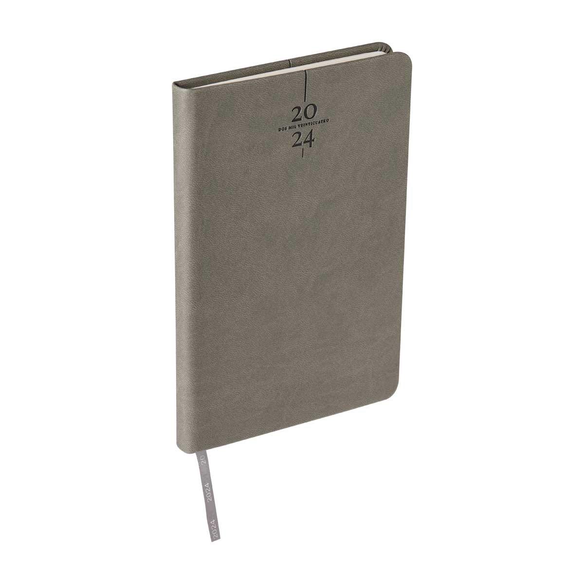 ZEGNO AGENDA MINI CLASICA 2024 GRIS 2