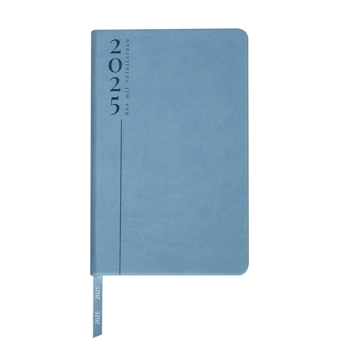 ZEGNO AGENDA MINI CLASICA 2025 AZUL CIELO 2