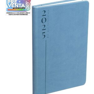 ZEGNO AGENDA MINI CLASICA 2025 AZUL CIELO