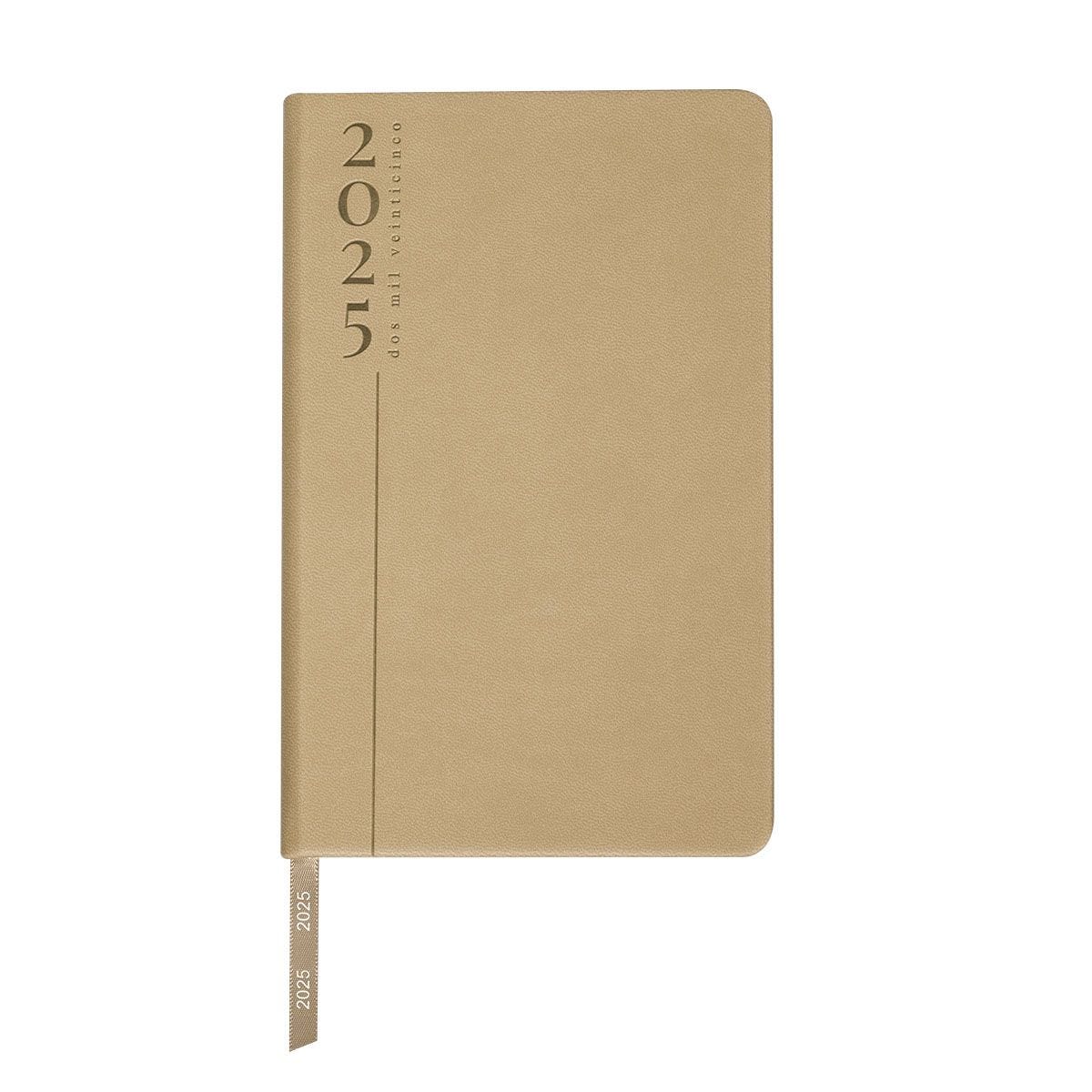 ZEGNO AGENDA MINI CLASICA 2025 BEIGE 2