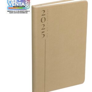 ZEGNO AGENDA MINI CLASICA 2025 BEIGE