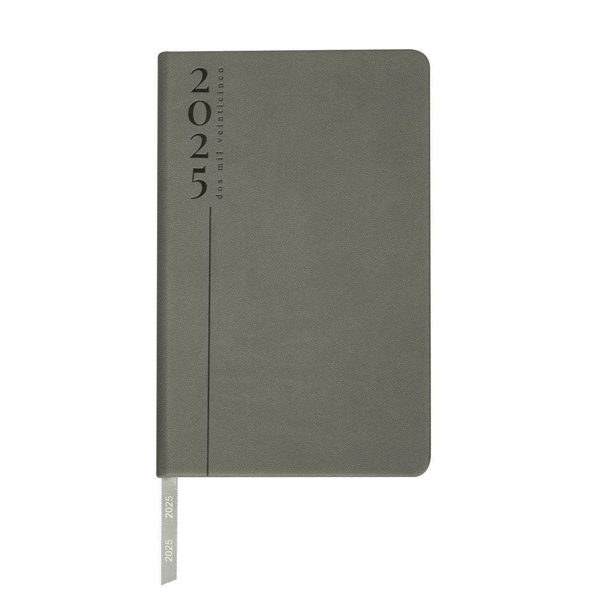 ZEGNO AGENDA MINI CLASICA 2025 GRIS 2