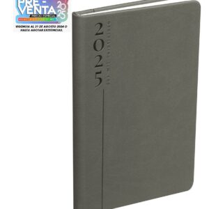 ZEGNO AGENDA MINI CLASICA 2025 GRIS