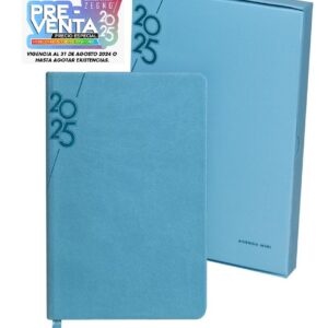 ZEGNO AGENDA MINI TERRA 2025 AZUL CIELO