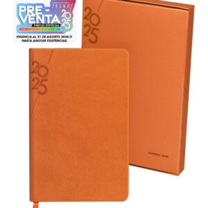 ZEGNO AGENDA MINI TERRA 2025 NARANJA