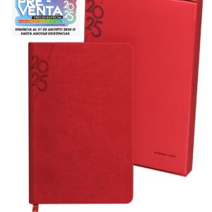 ZEGNO AGENDA MINI TERRA 2025 ROJO