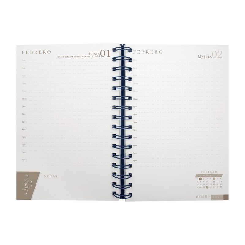 AGENDA DIARIA LETTE 2027 AZUL MARINO ZEGNO AGENDA DIARIA LETTE 2027 AZUL MARINO 4