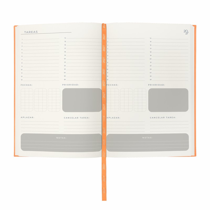 AGENDA DIARIA TERRA 2027 NARANJA ZEGNO AGENDA DIARIA TERRA 2027 NARANJA 3