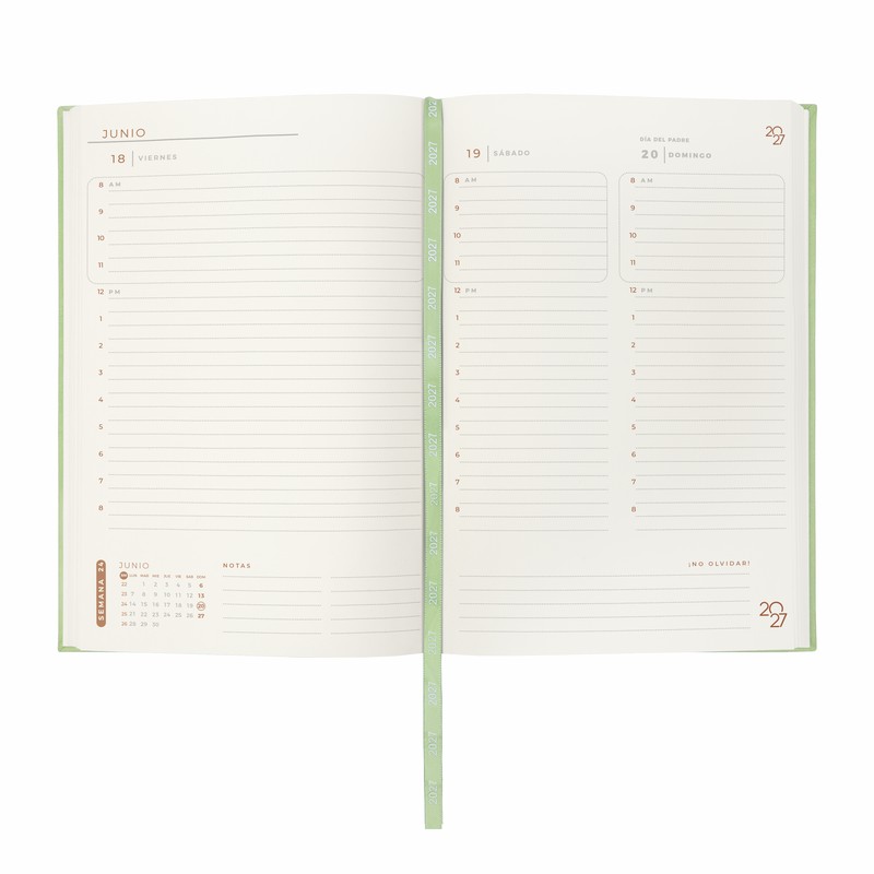 AGENDA DIARIA TERRA 2027 VERDE ZEGNO AGENDA DIARIA TERRA 2027 VERDE 3
