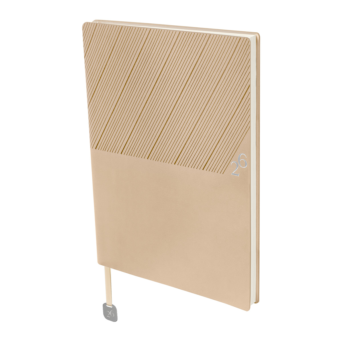 ZEGNO AGENDA SEMANAL CLÁSICA 2026 BEIGE ZEGNO 2