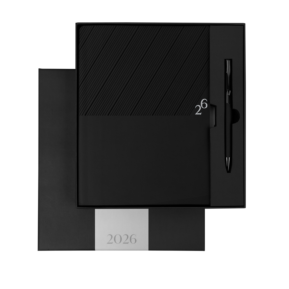 ZEGNO AGENDA SEMANAL CLÁSICA 2026 NEGRO ZEGNO