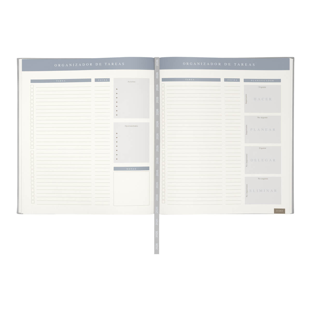 ZEGNO AGENDA EJECUTIVA CLÁSICA 2026 VERDE ZEGNO 2