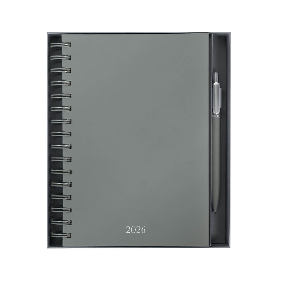 ZEGNO AGENDA DIARIA LETTE 2026 GRIS ZEGNO 2