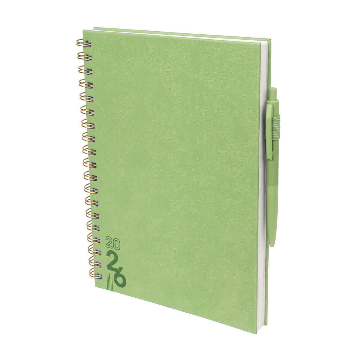 ZEGNO AGENDA SEMANAL TERRA 2026 VERDE ZEGNO